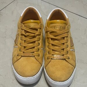 GUESS Women's Mustard Sneakers